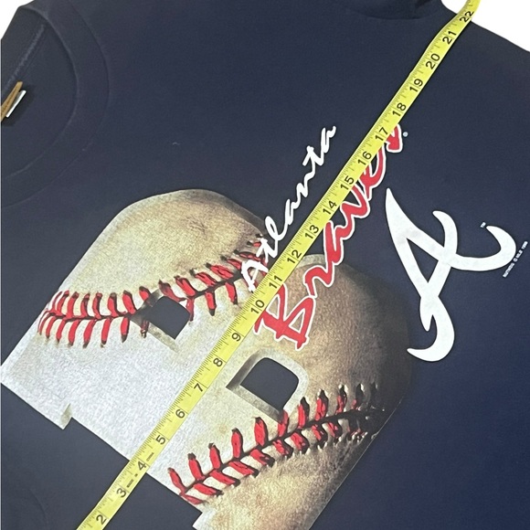 Vtg Atlanta Braves T-shirt Graphic 1996 MLB Large Tee USA Nutmeg Baseball 90s - Picture 7 of 11